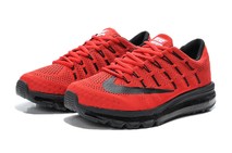 Мужские кроссовки Nike Air Max 2016 на каждый день темно-красные
